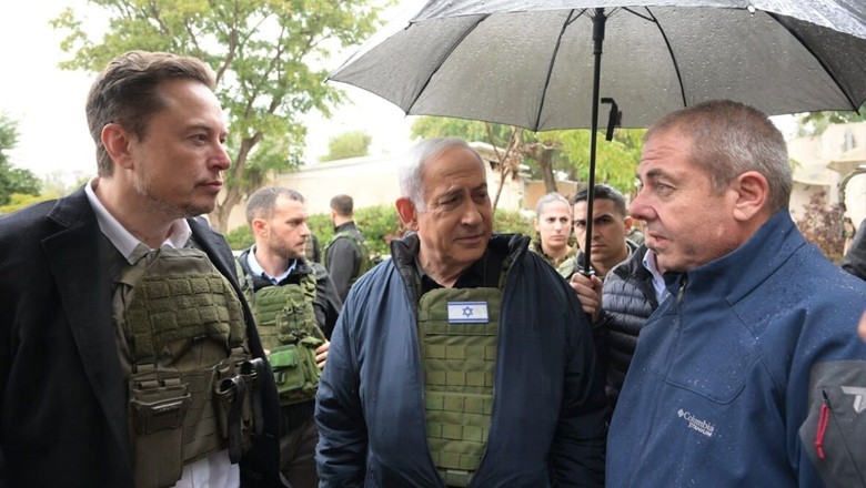 Elon Musk faces backlash for visiting Israel and promising to operate Starlink with Netanyahu’s permission