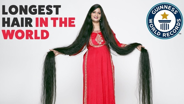 Woman achieves Guinness World Record for longest hair