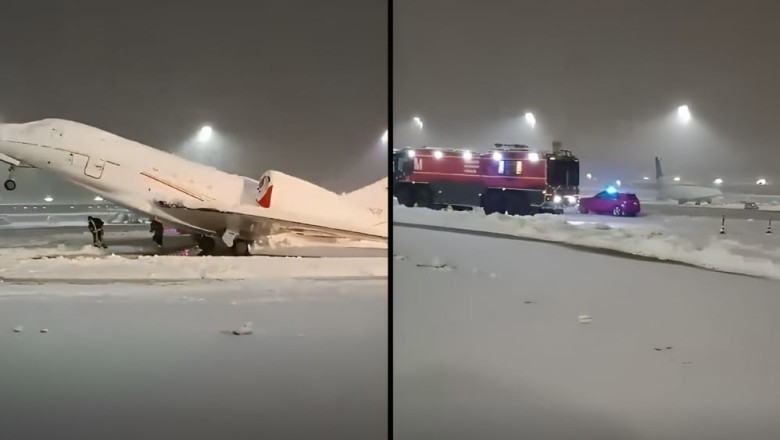 Flights resumed at Munich Airport after heavy snowfall