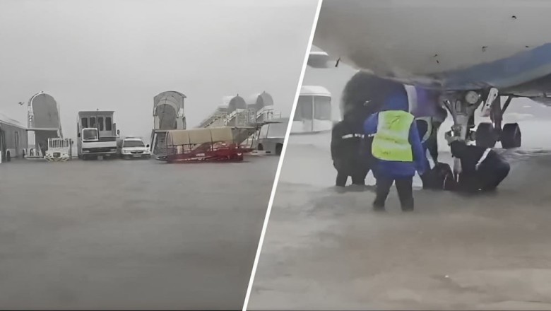 Chennai Airport flooded as heavy rains lash city