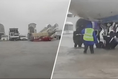Chennai Airport flooded as heavy rains lash city