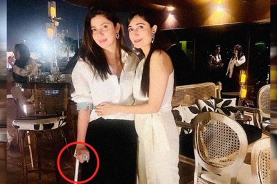 Mahira Khan spotted using walking stick at party post wedding