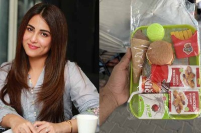 Ushna Shah outraged at 'toy food' sent to starving Palestinian children