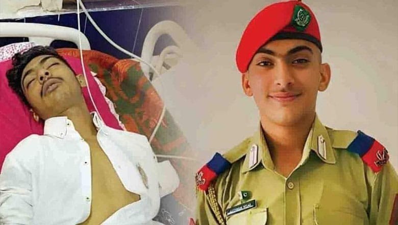 Man blames Cadet College Larkana for death of his son