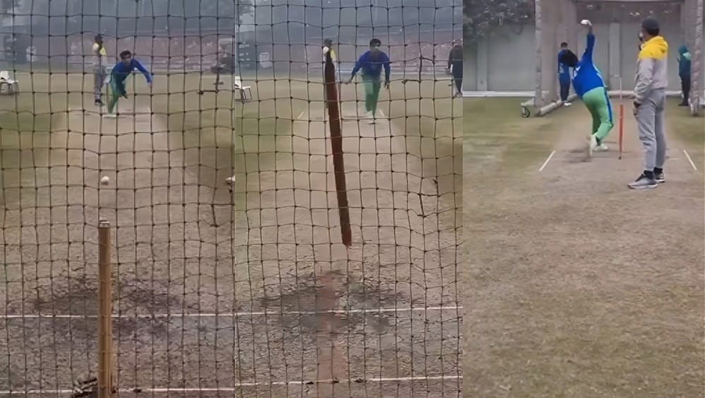 VIDEO: Naseem Shah bowls in nets after full recovery