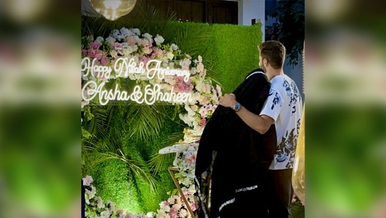 Shaheen Shah Afridi pens heartful note for Ansha on first wedding anniversary