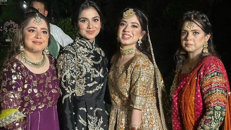 Arisha Razi's Mayon celebrations spoiled due to heavy rain in Karachi