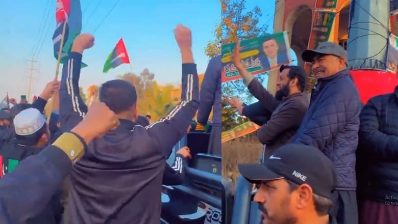 WATCH: PPP supporters chant "Wazir-e-Azam Bilawal" slogans before PML-N's Atta Tarar