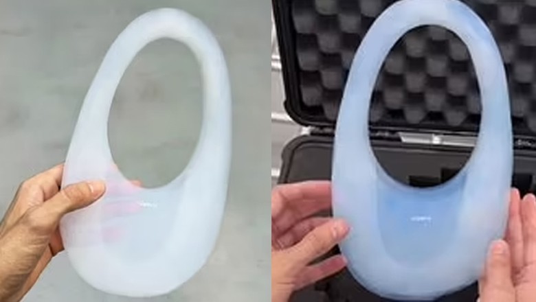 Cloud-like handbag made of 99% air introduced in Paris