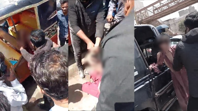 Robber caught, tortured by residents in Karachi's North Nazimabad