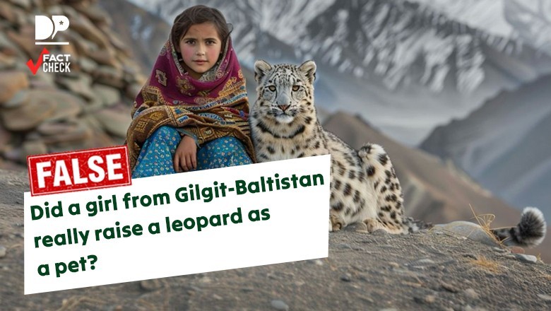 Fact Check: Did this girl from Gilgit-Baltistan really raise leopard as a pet?