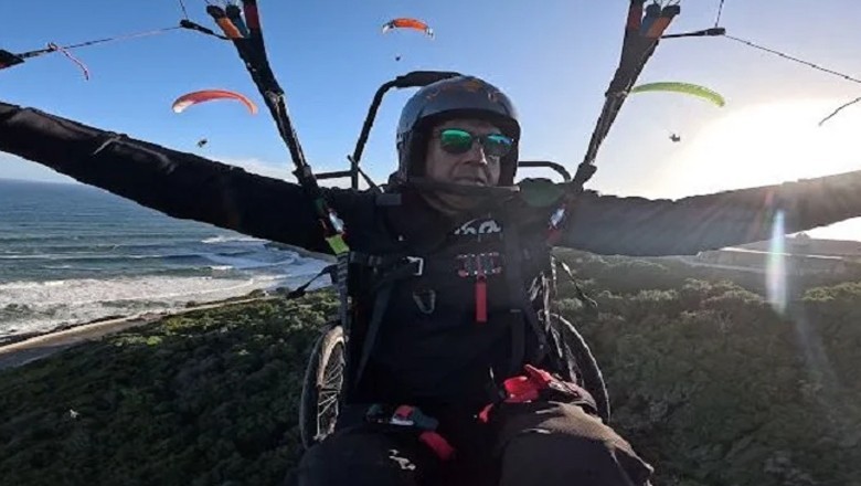 Pakistan's Ajmal Samuel makes history by becoming Asia's first disabled paragliding pilot