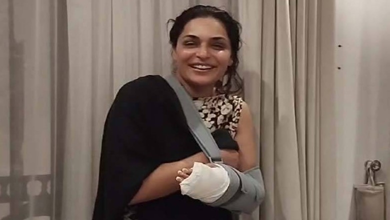 Meera suffers arm fracture during shoot of a project