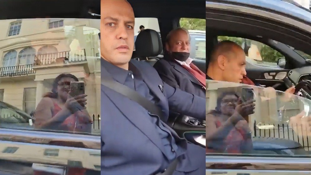Nawaz Sharif's guard charged for 'spitting' on female in London