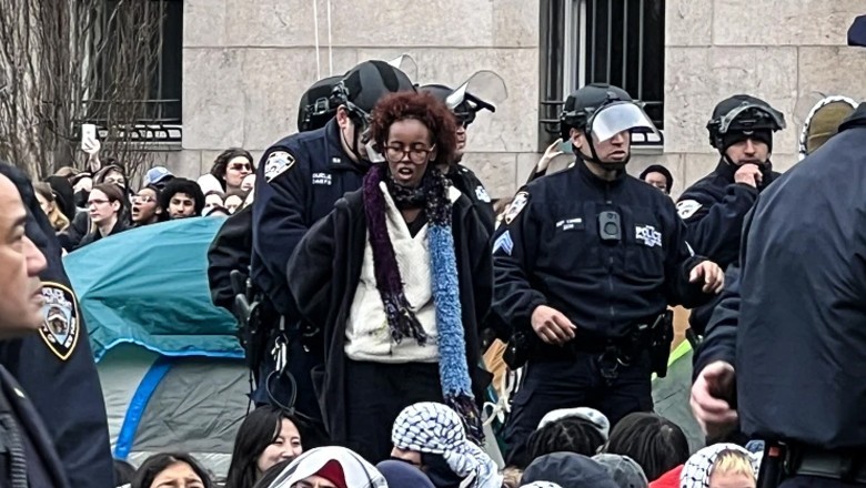 Over 100 arrested, Ilhan Omar's daughter suspended over pro-Palestinian protest at Colombia University