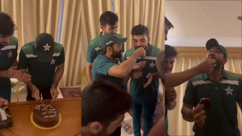 Iftikhar Ahmed, Shaheen host party for Rizwan to celeberate his 3,000 runs in T20Is