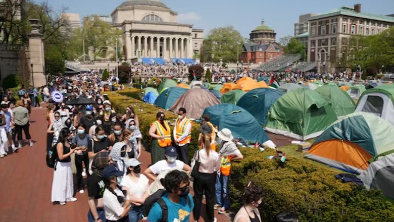 Columbia University suspends students after they refuse to end pro-Palestine protests