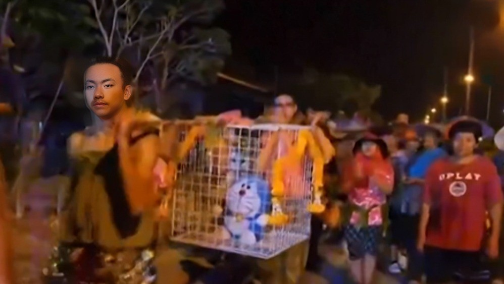 WATCH: Villagers in Thailand stage 'Doraemon parade' for rain