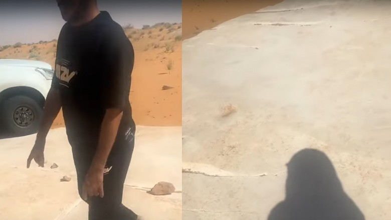 Mysterious 'Ice Rock' discovered in Saudi Arabia's scorching desert