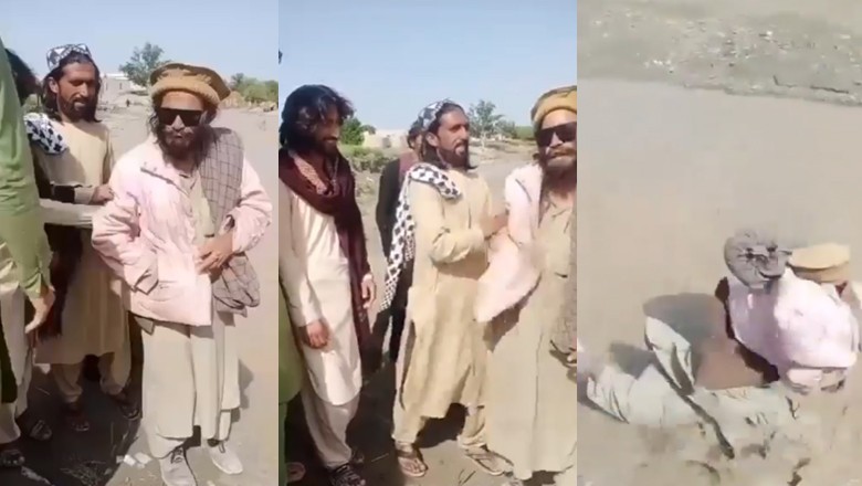 TikTokers throw blind man into floodwater to film a video