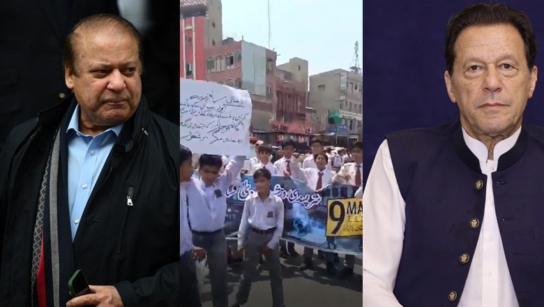 Students claim teachers forced them to chant pro-Nawaz, anti-Imran slogans during May 9 protest