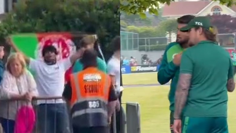 Afghan spectator 'misbehaves' with Shaheen Afridi during Pak-Ire match