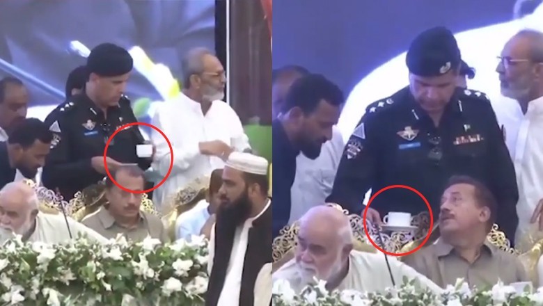 Video of Sindh SSP serving tea to PPP leaders surfaces online