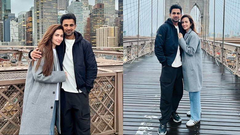 Sana Javed, Shoaib Malik enjoying honeymoon in New York