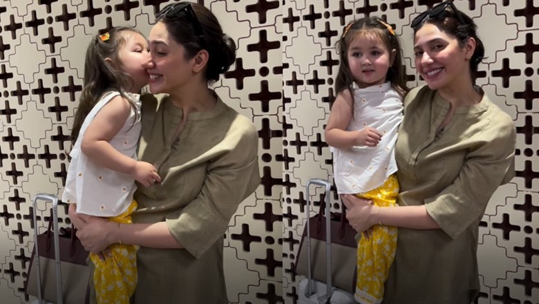 Mahira Khan's adorable moments with little fashion model melt hearts