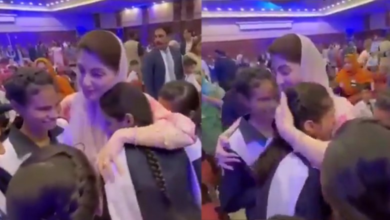 "Hug karna hai.. ajaooo ajaoo..": Maryam Nawaz fulfills wish of specially-abled girl