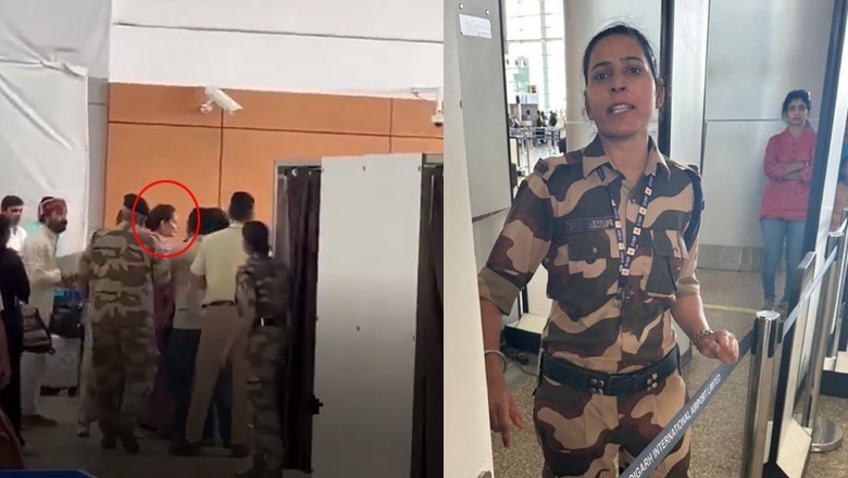 Security staff slaps BJP leader Kangana Ranaut at airport