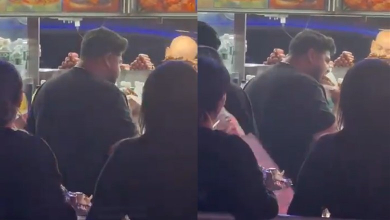 WATCH: Azam Khan enjoys fast food in New York
