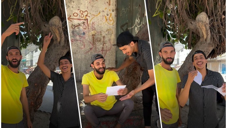 "We would rather die than surrender our houses:" Brave Palestinian boys tear up Israeli order to evacuate Gaza