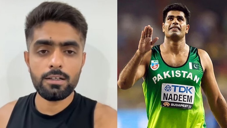 Babar extends his support for Arshad Nadeem ahead of Javelin Throw final