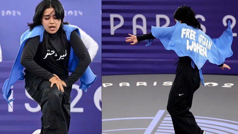 Afghan breakdancer disqualified for wearing ‘Free Afghan Women” cape at Paris Olympics