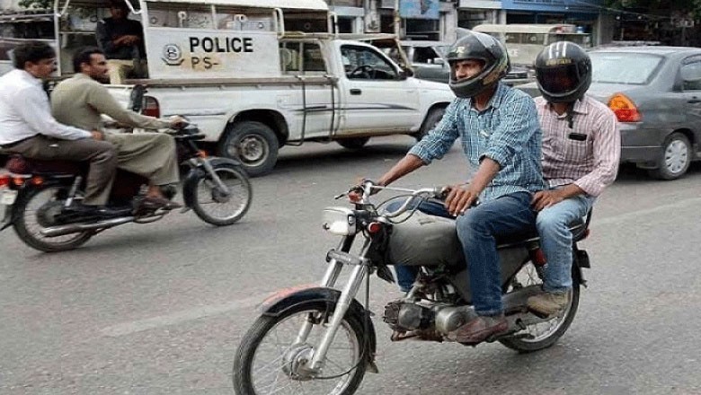 Pillion riding banned in Karachi for Chehlum security