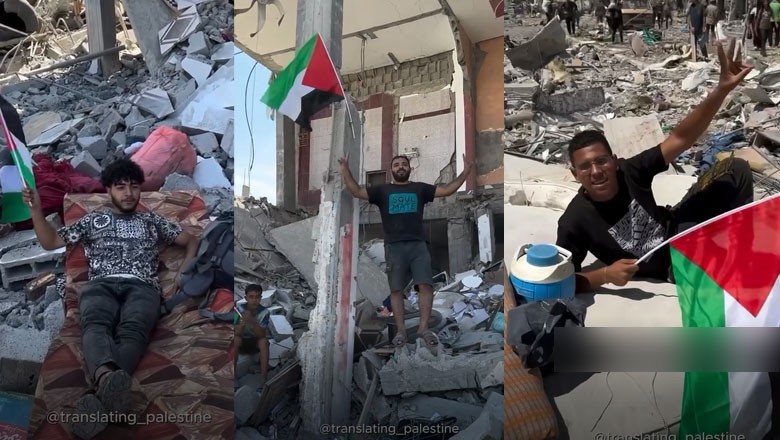 "We will sleep on the rubble of our destroyed homes:" Brave Palestinians vow to rebuild Gaza