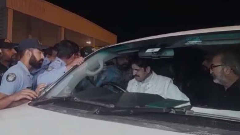 PTI's Sher Afzal Marwat arrested outside Parliament House