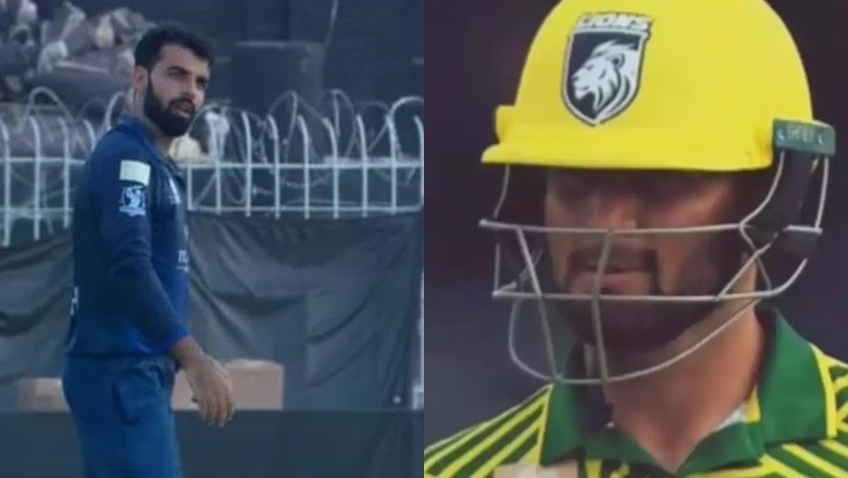 VIDEO: Shadab Khan sledges Shaheen Afridi in Champions Cup; pacer shocked