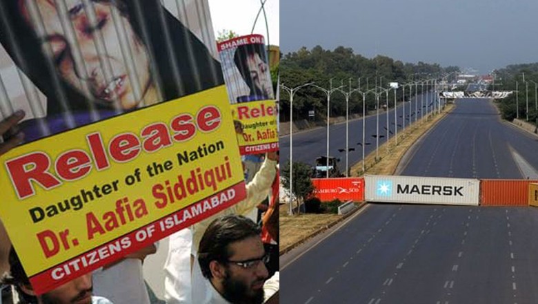 Islamabad's Red zone sealed amid planned protest for Dr Aafia Siddiqui