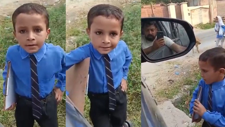 Watch: Confident kid's complaint to policeman over 'stolen chicken' goes viral