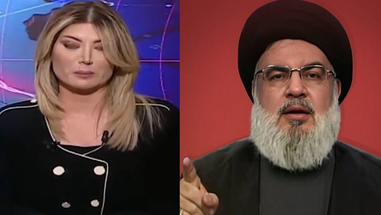 Lebanese anchor breaks down in tears confirming Hassan Nasrallah's assassination