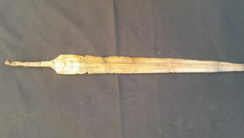 Ancient sword from era of Prophet Musa (AS) unearthed in Egypt
