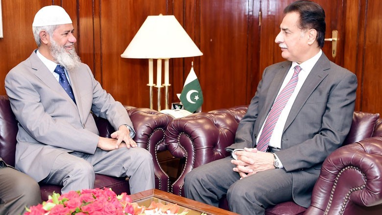 "Pakistanis are very loving people," says Dr Zakir Naik in meeting with NA Speaker