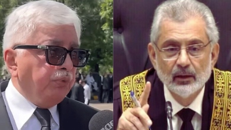 PTI lawyer Kazmi arrested for misconduct involving CJP Qazi Faez Isa