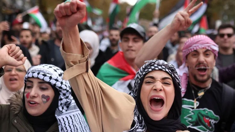 "Palestinians are writing a new history with their resistance, blood," says Hamas on 1st Gaza war anniversary