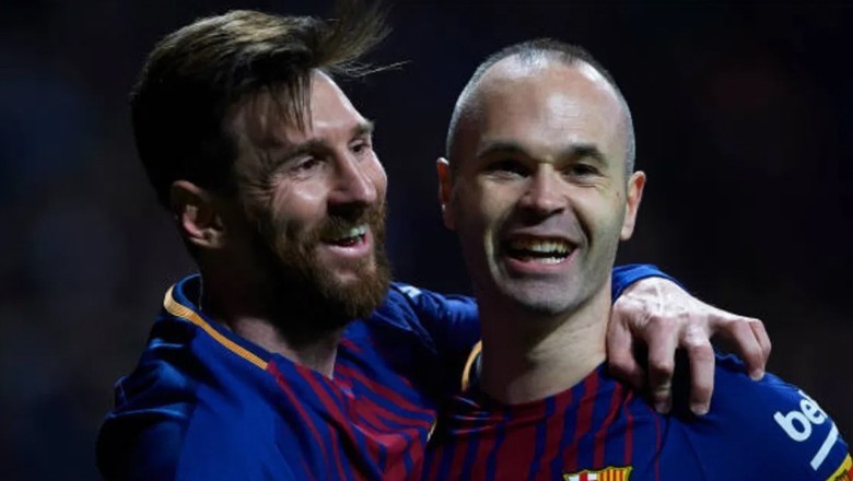 Lionel Messi pens special message to Andres Iniesta on retirement