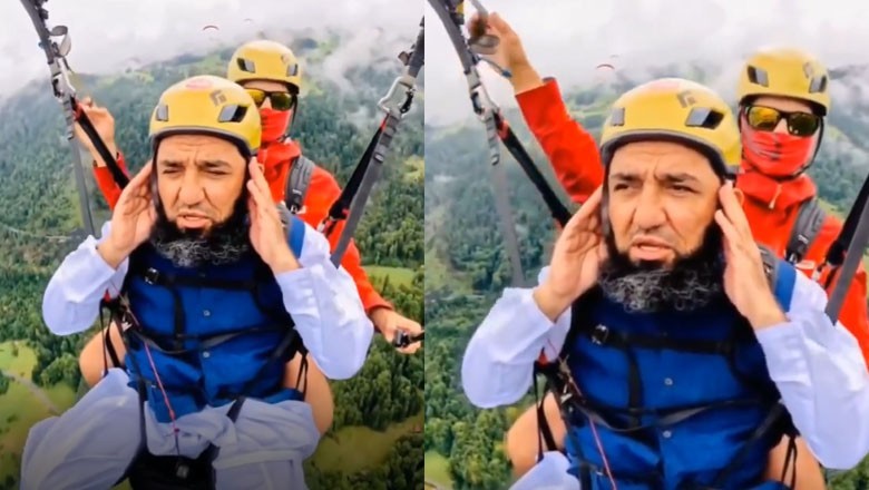 Video of Pakistani man reciting Azaan while paragliding with woman sparks controversy
