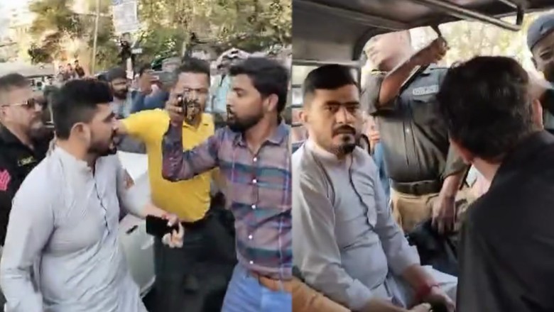 Police arrest PTI leaders, workers in Karachi during pro-Imran Khan protest