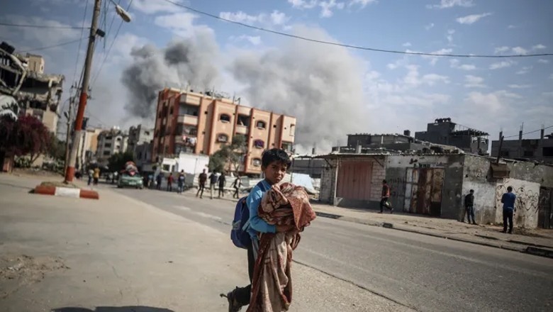 Israel strikes vaccination centre in Gaza, four children injured